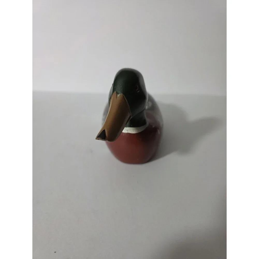 ​Vintage Hand-Carved Wooden Mallard Duck Decoy - 10